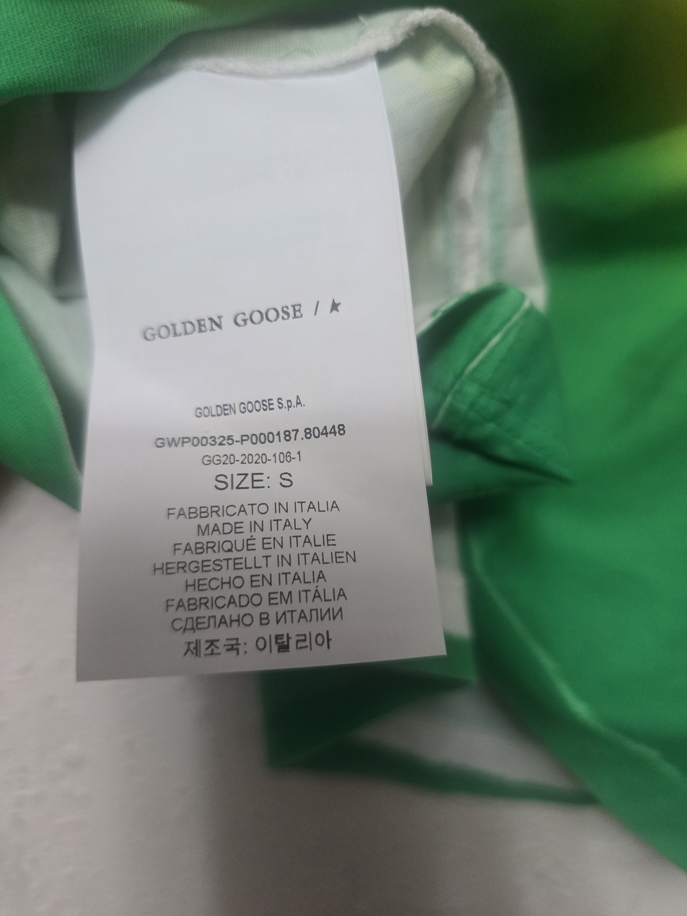 Golden Goose Rainbow Tie-Dye Graphic Tee - Multicolor - Picture 8 of 8